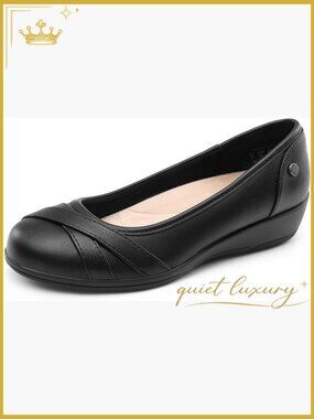 Women's Ballet Flats Dressy Work Shoes Comfortable Wedge Flats